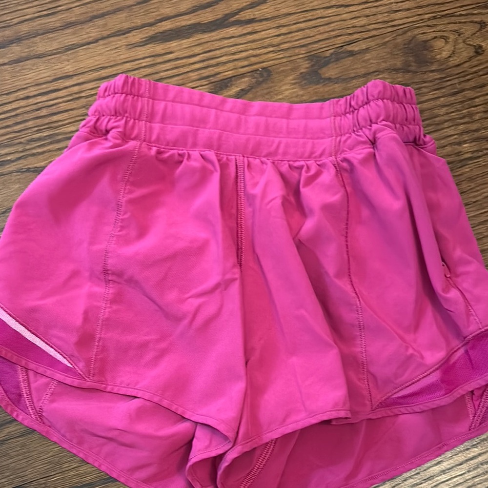 Lululemon Athletica Pink Athletic Shorts Lightweight Performance